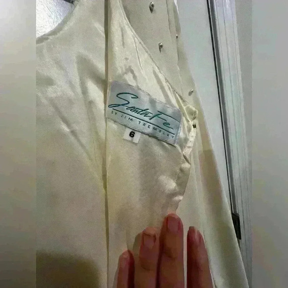 Santa Fe by Jim Tremblay White Dress, size 6 - Picture 6 of 10